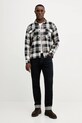 Bavlněná košile Barbour GRASMOOR MSH5646 námořnická modř AW25