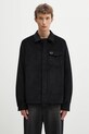 Fred Perry koszula sztruksowa gładkie czarny M1717