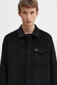 Fred Perry koszula sztruksowa czarny M1717