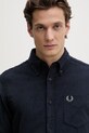 Fred Perry koszula bawełniana granatowy M1737
