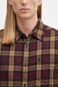 Βαμβακερό πουκάμισο Fred Perry μπορντό M1742