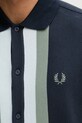 Fred Perry koszula męska bawełniana M8522 granatowy