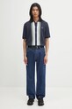 Fred Perry koszula bawełniana M8522 granatowy