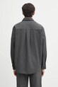 Abbigliamento Fucking Awesome camicia in lana PN20039 grigio