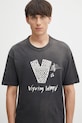 Visvim t-shirt bawełniany jumbo tee s/s v szary 125105010014