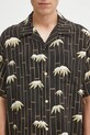 Μεταξωτό πουκάμισο Visvim copa shirt s/s bamboo μαύρο 125105011003