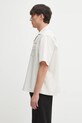 Visvim koszula z wełną keesey sp shirt 125105011013 beżowy AW25