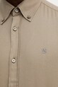 Памучна риза BOSS 50550583 бежов