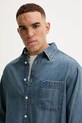 Hugo Blue camicia di jeans violetto 50549842