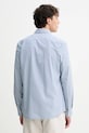 Ρούχα Βαμβακερό πουκάμισο Marc O'Polo 528729742358 μπλε