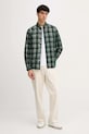 Marc O'Polo koszula bawełniana 529739742058 zielony AW25