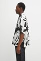 Bavlněná košile NEIGHBORHOOD abstract pattern plain shirt ss 251TSNH.SHM13 béžová AW25