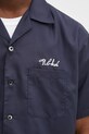 Сорочка NEIGHBORHOOD solid-color hawaiian shirt ss темно-синій 251TSNH.SHM07