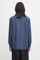 Abbigliamento Lacoste camicia in denim di cotone CH9084 blu