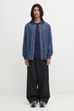 Lacoste camicia in denim di cotone CH9084 blu