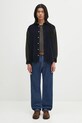 Barbour koszula sztruksowa Patchwork OS Cord Shirt MSH5688MI32 granatowy