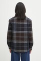 Odzież Barbour kurtka Chapter Tailored Check Overshirt MOS0400TN38 granatowy