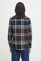 Odzież Barbour koszula bawełniana Dunoon Tailored Tartan Shirt MSH4980TN38 granatowy