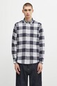 Barbour koszula bawełniana Fortrose Tailored Tartan Shirt regular granatowy MSH4991TN42
