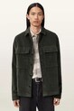 AllSaints koszula HAWKER z elastanem zielony M017SD