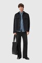 AllSaints koszula HAWKER M017SD czarny