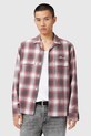 Košulja AllSaints SHAMS casual crvena M034SD