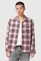 AllSaints koszula SHAMS casual czerwony M034SD