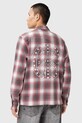 Košulja AllSaints SHAMS M034SD crvena AW25