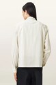 Хлопковая рубашка AllSaints STANLEY M022SD бежевый