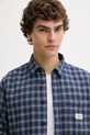 Guess Jeans koszula bawełniana niebieski M5BH16.WGMH1