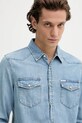 Guess Jeans koszula jeansowa niebieski M5RH55.D5M82
