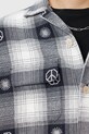 Odzież AllSaints koszula bawełniana CASTOR M030SD szary