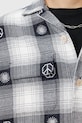 Odzież AllSaints koszula bawełniana CASTOR M030SD szary