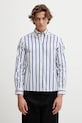 Бавовняна сорочка Wales Bonner Daylight Shirt regular білий WA25SH04.CO06.401