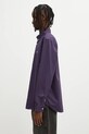 Carhartt WIP koszula bawełniana L/S Madison Shirt I023339.39FXX fioletowy AW25