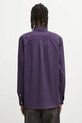 Odzież Carhartt WIP koszula bawełniana L/S Madison Shirt I023339.39FXX fioletowy
