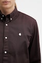 Памучна риза Carhartt WIP L/S Madison Shirt кафяв I023339.39GXX