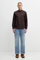 Памучна риза Carhartt WIP L/S Madison Shirt I023339.39GXX кафяв
