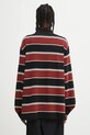 Odzież Carhartt WIP longsleeve bawełniany L/S Malone Rugby Shirt I035313.37UXX czerwony