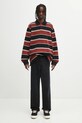Carhartt WIP longsleeve bawełniany L/S Malone Rugby Shirt I035313.37UXX czerwony