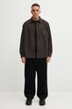 Košile s příměsí vlny Carhartt WIP L/S Lowis Shirt I035328.35MXX hnědá