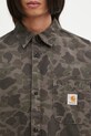 Carhartt WIP koszula bawełniana L/S Duck Shirt zielony I033769.3ELGD