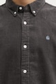 Menčestrová košeľa Carhartt WIP L/S Madison Cord sivá I029958.2F9XX
