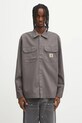 Carhartt WIP koszula L/S Craft gładkie szary I033814.33CXX