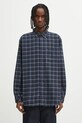 Carhartt WIP koszula bawełniana L/S Widmark casual granatowy I035326.35NXX