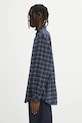 Carhartt WIP cotton shirt L/S Widmark I035326.35NXX navy AW25