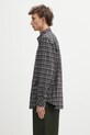 Carhartt WIP koszula bawełniana L/S Widmark I035326.35QXX szary AW25