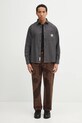 Carhartt WIP cotton shirt L/S Lucas I035335.K02XX black