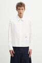 Ader Error koszula z domieszką lnu SHIRT regular biały BO01FWSH0101OW