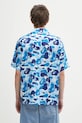 Clothing A Bathing Ape shirt Camo 001SRL301007M blue